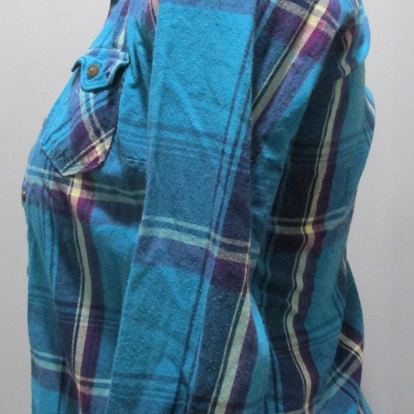 Aeropostale Plaid Button Shirt Medium - Picture 4 of 7